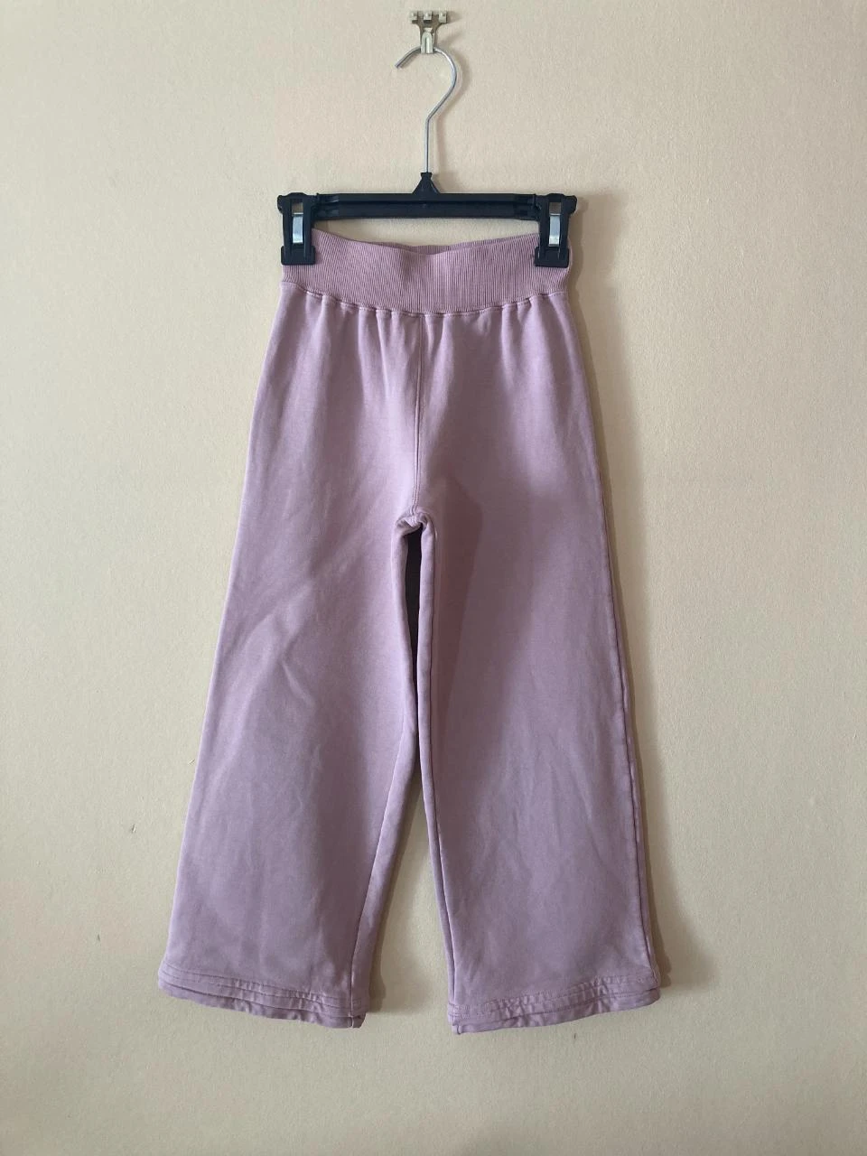 Pantalon vieux rose molleton Cyrillus 8 ans